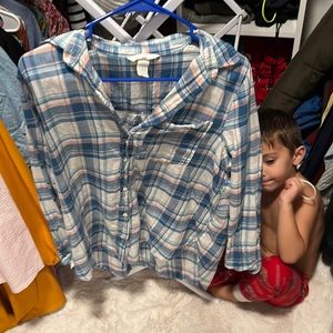 Plaid shirt good condition